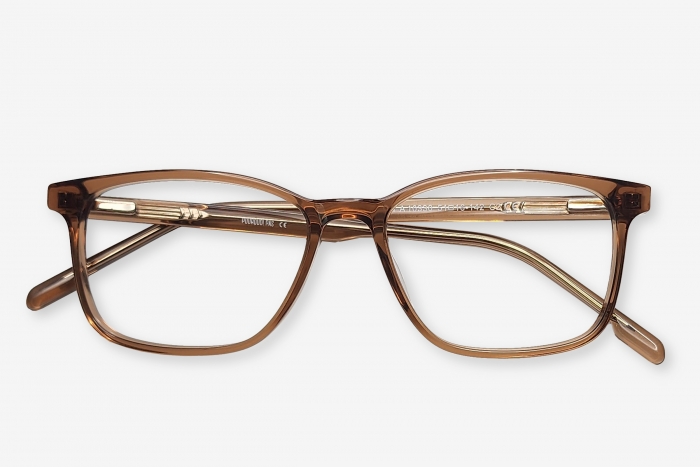 Lunettes SKAPPA 5503 Monture Carrée Or Brun – Métal Et Acétate Unisexe